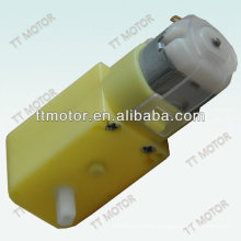 Plastic 3v dc low rpm gear motor